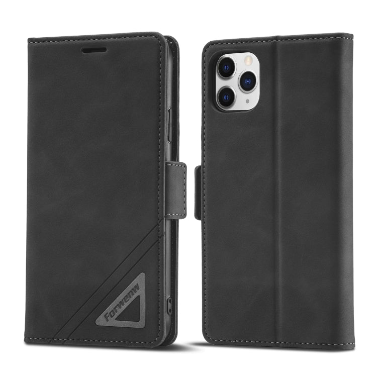 For iPhone 11 Pro Forwenw Dual-side Buckle Leather Phone Case
