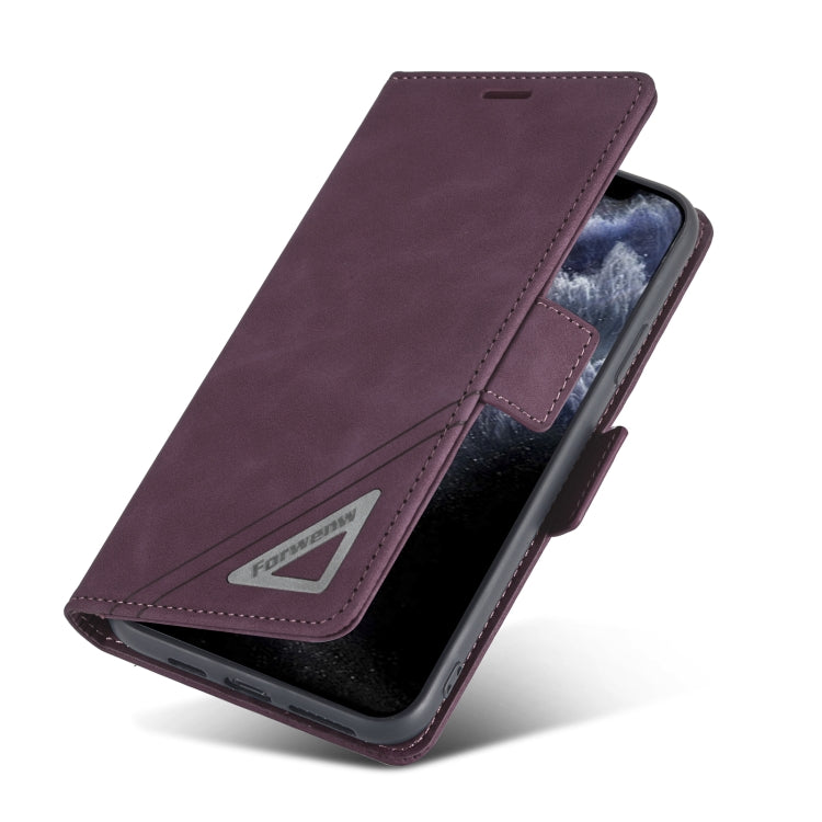 For iPhone 11 Pro Forwenw Dual-side Buckle Leather Phone Case