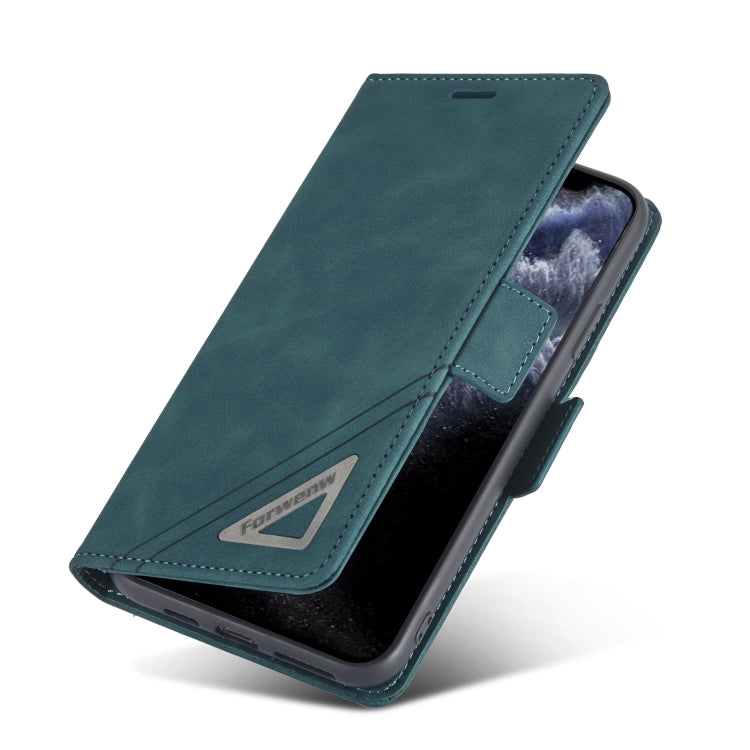 For iPhone 11 Pro Max Forwenw Dual-side Buckle Leather Phone Case