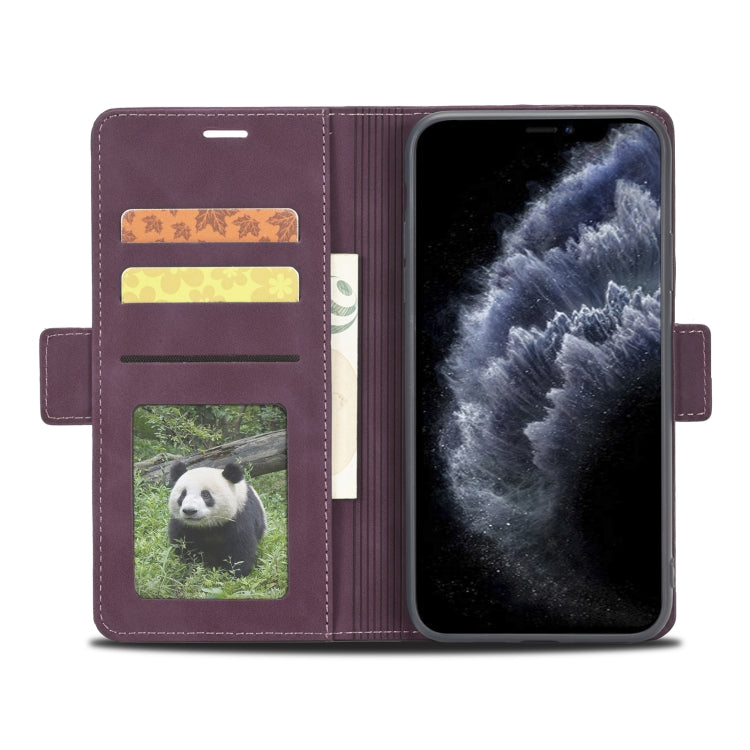 For iPhone 11 Pro Max Forwenw Dual-side Buckle Leather Phone Case