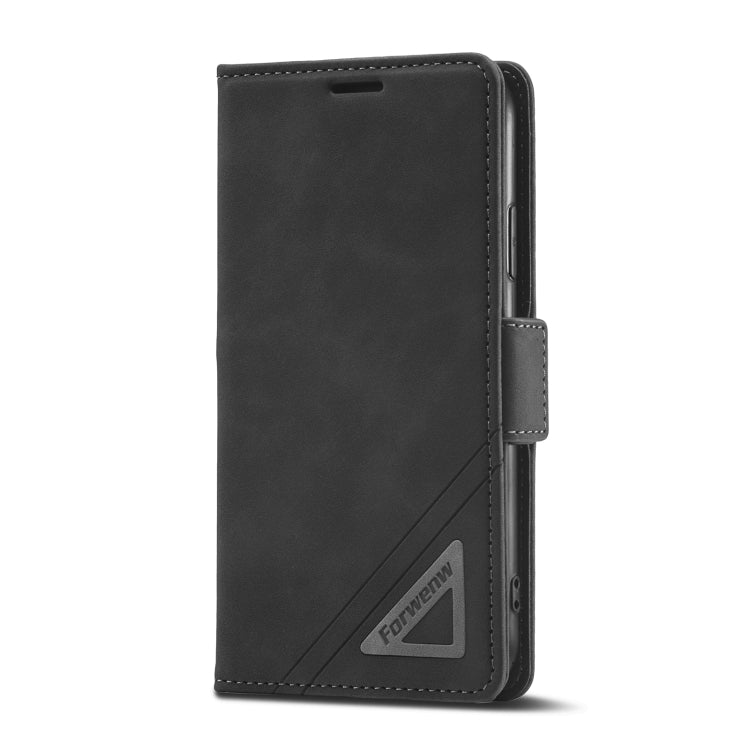 For iPhone XR Forwenw Dual-side Buckle Leather Phone Case