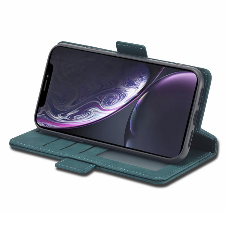 For iPhone XR Forwenw Dual-side Buckle Leather Phone Case