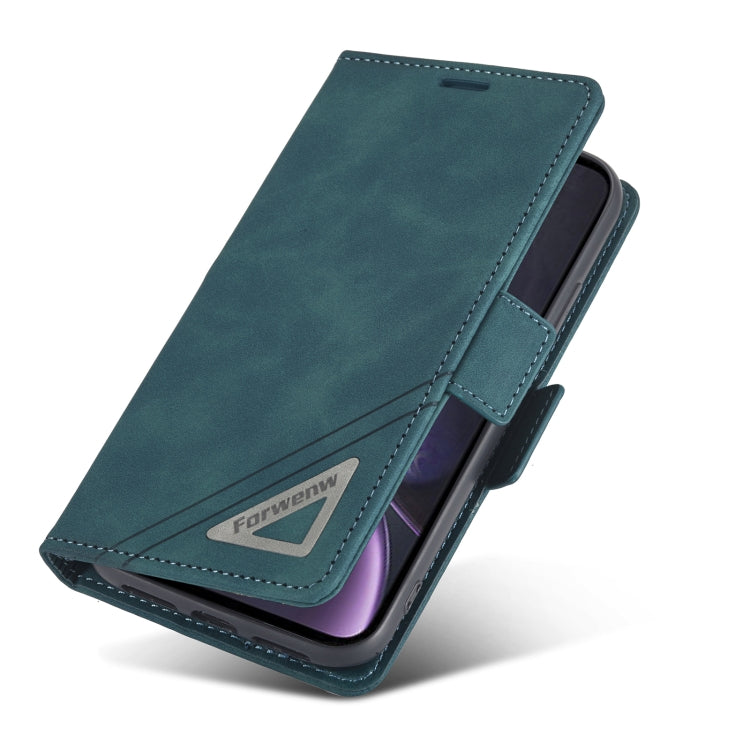 For iPhone XR Forwenw Dual-side Buckle Leather Phone Case