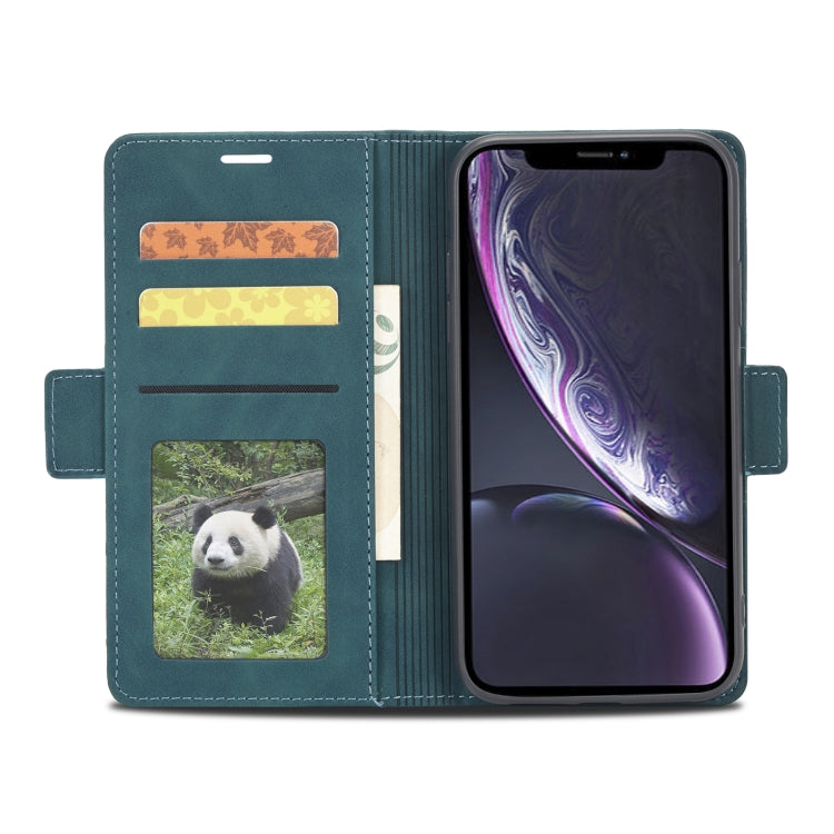 For iPhone XR Forwenw Dual-side Buckle Leather Phone Case