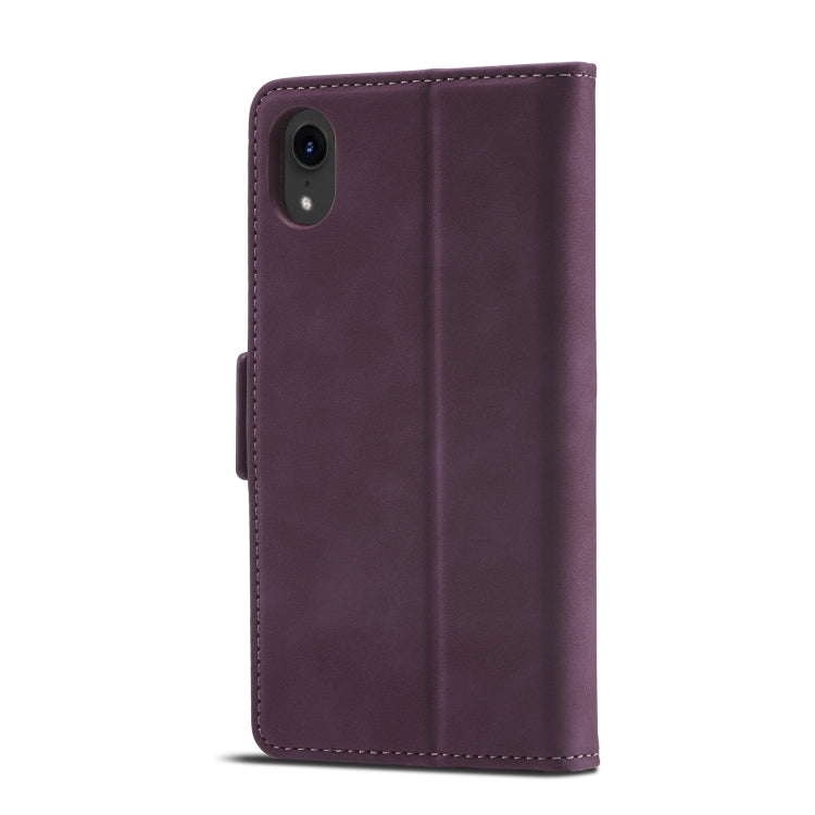 For iPhone XR Forwenw Dual-side Buckle Leather Phone Case