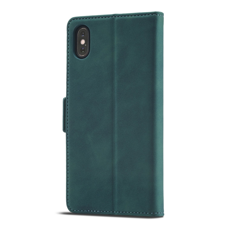 For iPhone XS Max Forwenw Dual-side Buckle Leather Phone Case