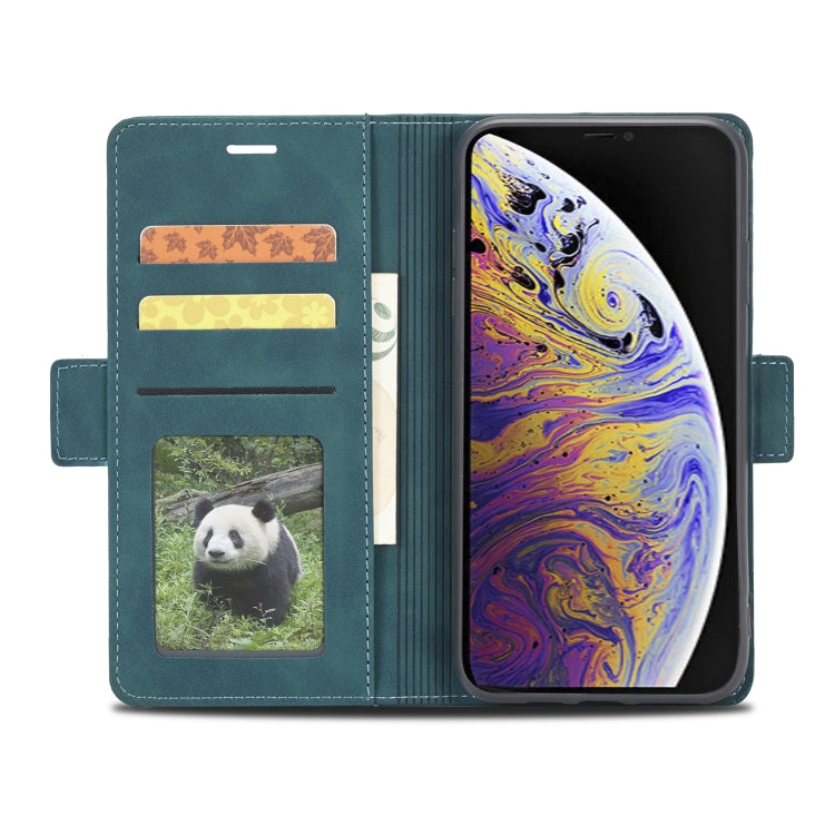 For iPhone XS Max Forwenw Dual-side Buckle Leather Phone Case