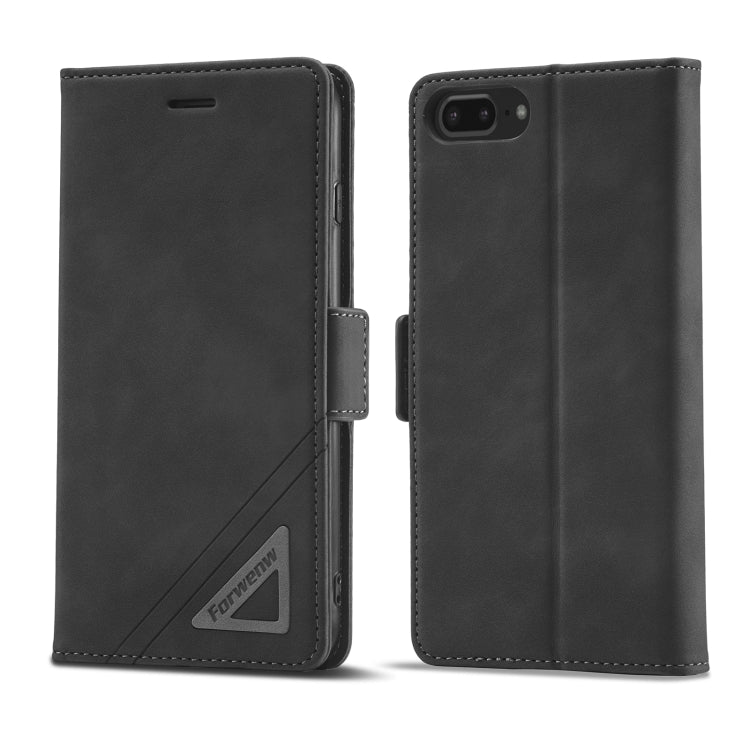 For iPhone SE 2022 / SE 2020 / 8 / 7 Forwenw Dual-side Buckle Leather Phone Case