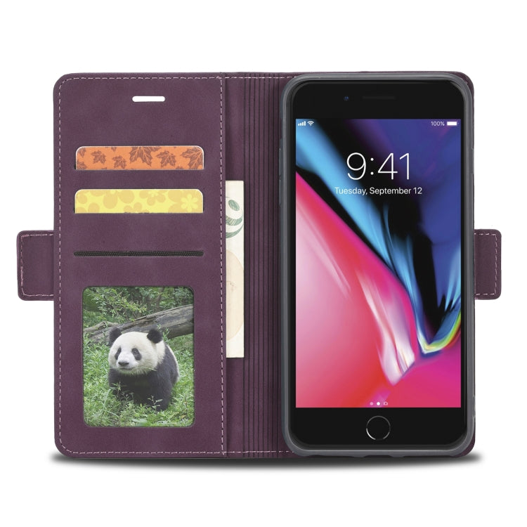 Forwenw Dual-side Buckle Leather Phone Case For iPhone 7 Plus / 8 Plus