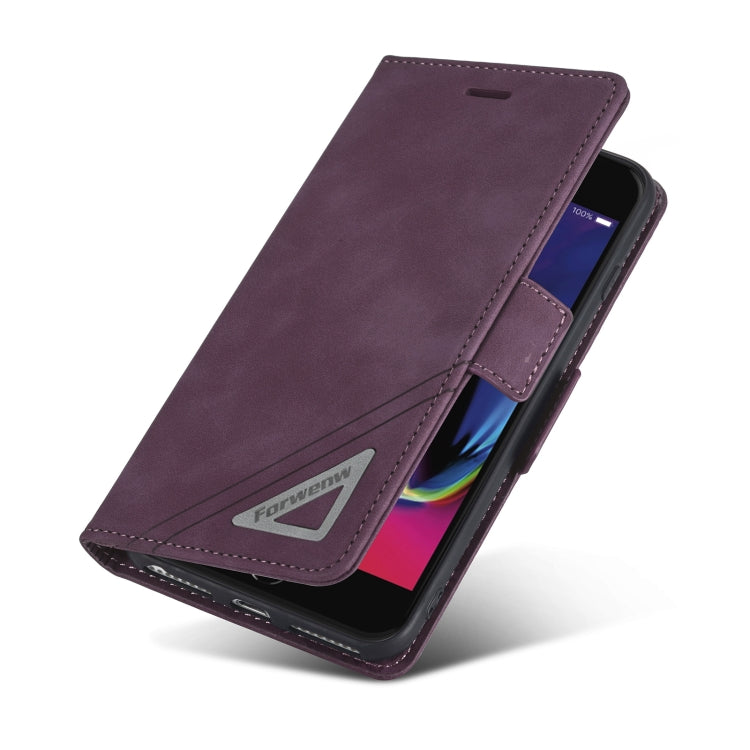 Forwenw Dual-side Buckle Leather Phone Case For iPhone 7 Plus / 8 Plus