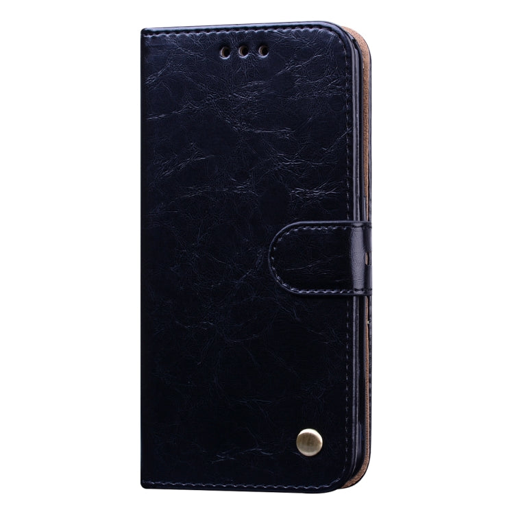 For Galaxy A01 Business Style Oil Wax Texture Horizontal Flip Leather Case, with Holder & Card Slots & Wallet
