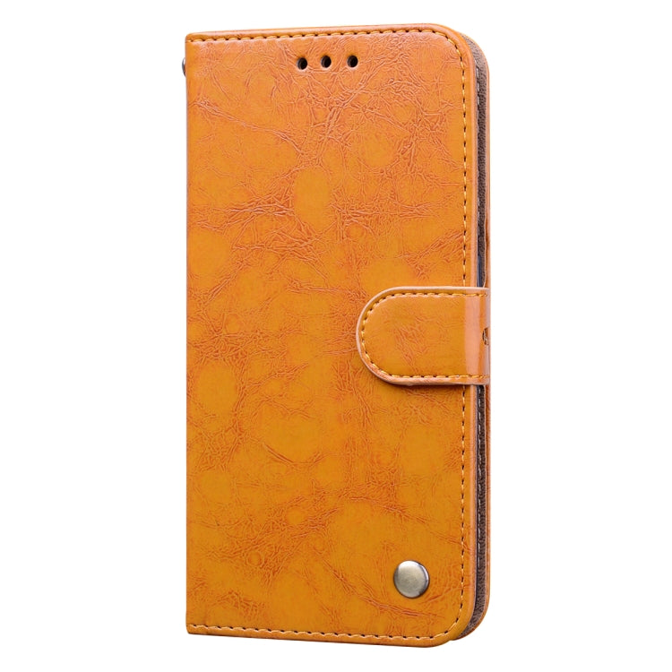 For Galaxy A01 Business Style Oil Wax Texture Horizontal Flip Leather Case, with Holder & Card Slots & Wallet