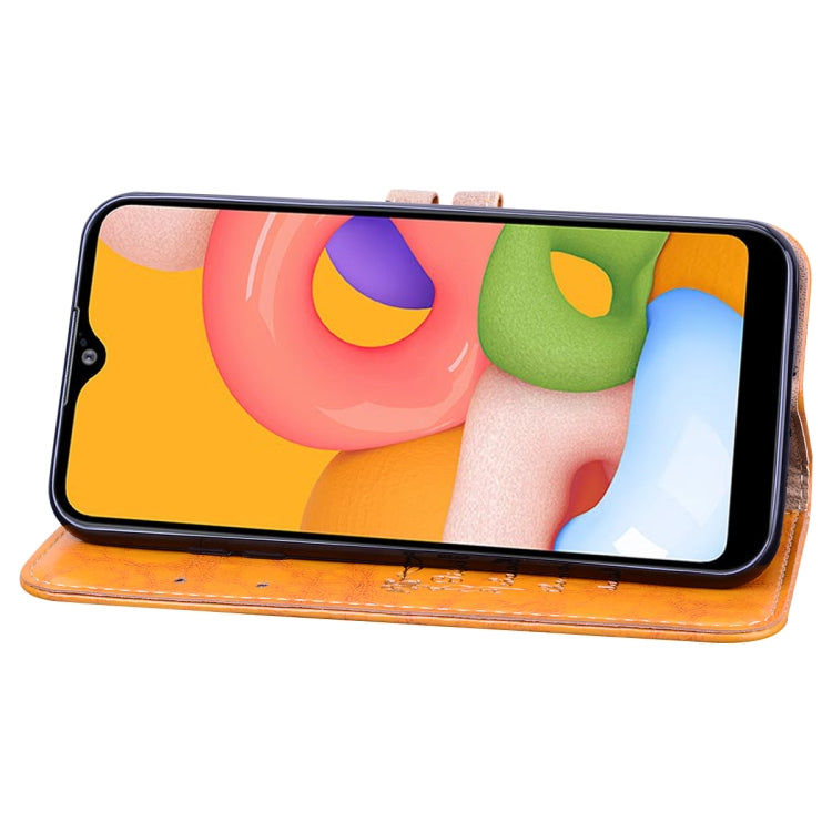 For Galaxy A01 Business Style Oil Wax Texture Horizontal Flip Leather Case, with Holder & Card Slots & Wallet