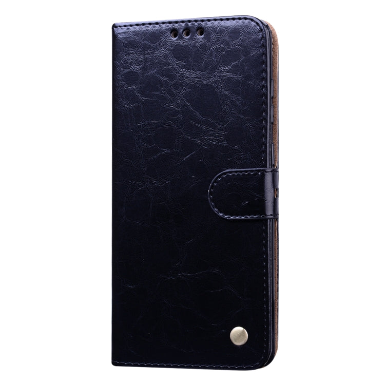 For Galaxy A81 / Note 10 Lite Business Style Oil Wax Texture Horizontal Flip Leather Case, with Holder & Card Slots & Wallet