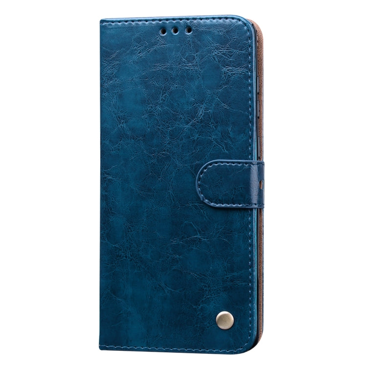 For Galaxy A81 / Note 10 Lite Business Style Oil Wax Texture Horizontal Flip Leather Case, with Holder & Card Slots & Wallet