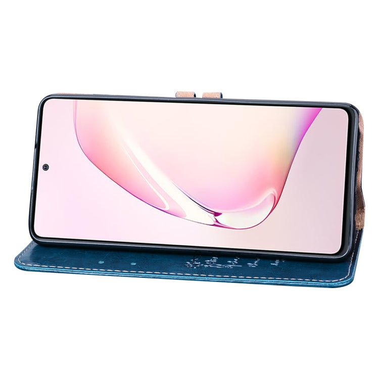 For Galaxy A81 / Note 10 Lite Business Style Oil Wax Texture Horizontal Flip Leather Case, with Holder & Card Slots & Wallet