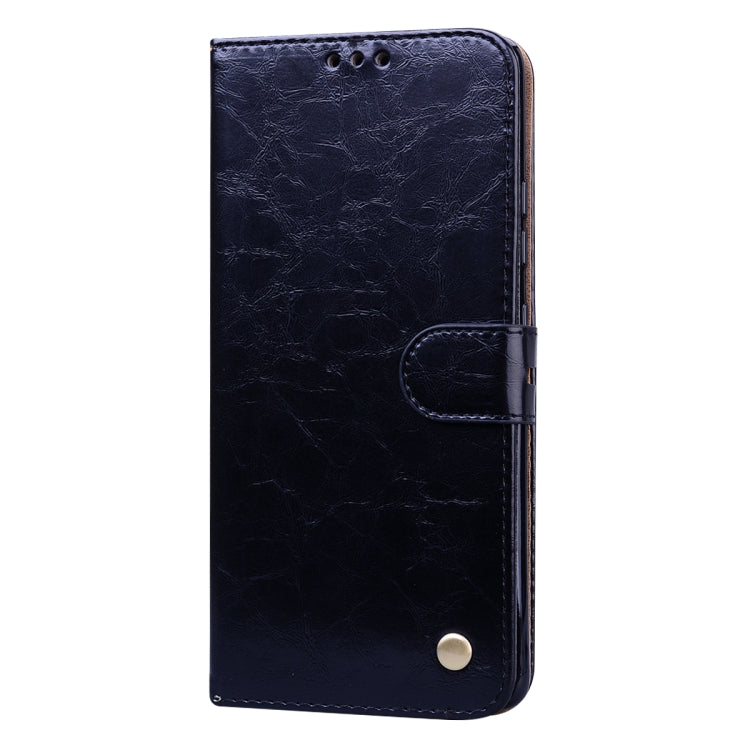 For Galaxy A91 / S10 Lite Business Style Oil Wax Texture Horizontal Flip Leather Case, with Holder & Card Slots & Wallet