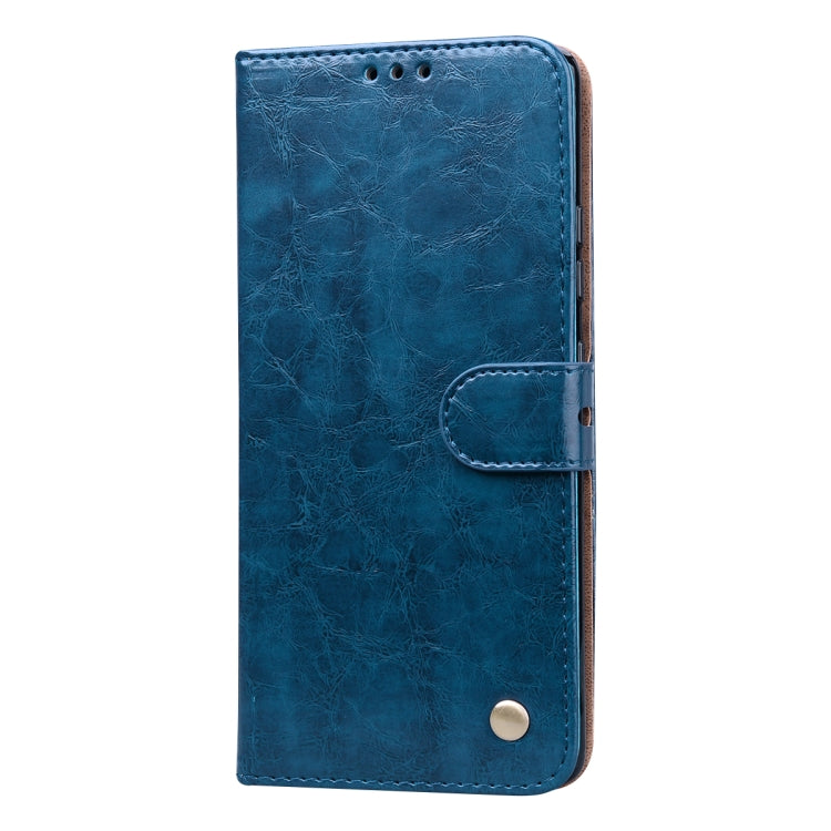 For Galaxy A91 / S10 Lite Business Style Oil Wax Texture Horizontal Flip Leather Case, with Holder & Card Slots & Wallet