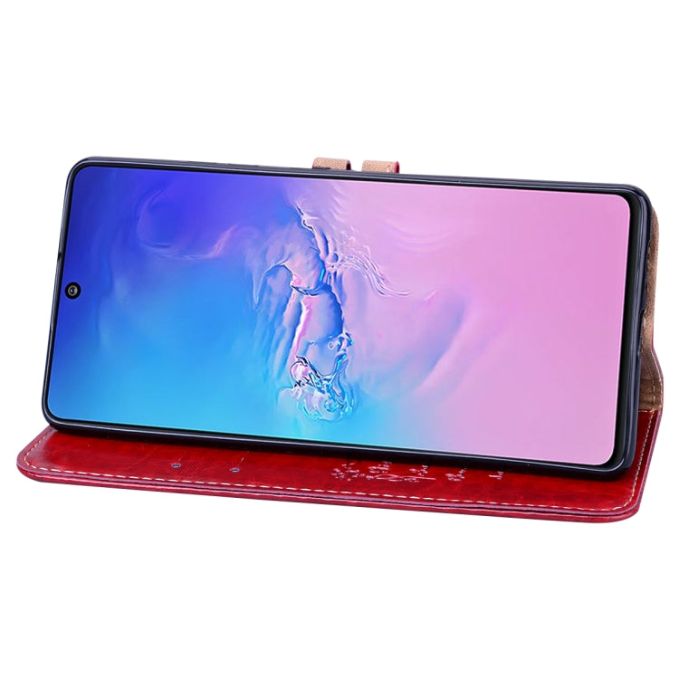 For Galaxy A91 / S10 Lite Business Style Oil Wax Texture Horizontal Flip Leather Case, with Holder & Card Slots & Wallet
