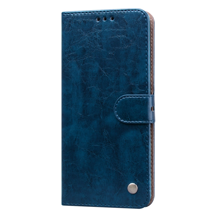 For Galaxy S20 Business Style Oil Wax Texture Horizontal Flip Leather Case, with Holder & Card Slots & Wallet