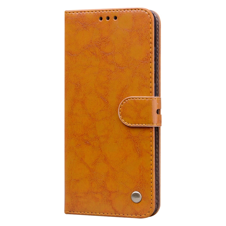 For Galaxy S20 Business Style Oil Wax Texture Horizontal Flip Leather Case, with Holder & Card Slots & Wallet