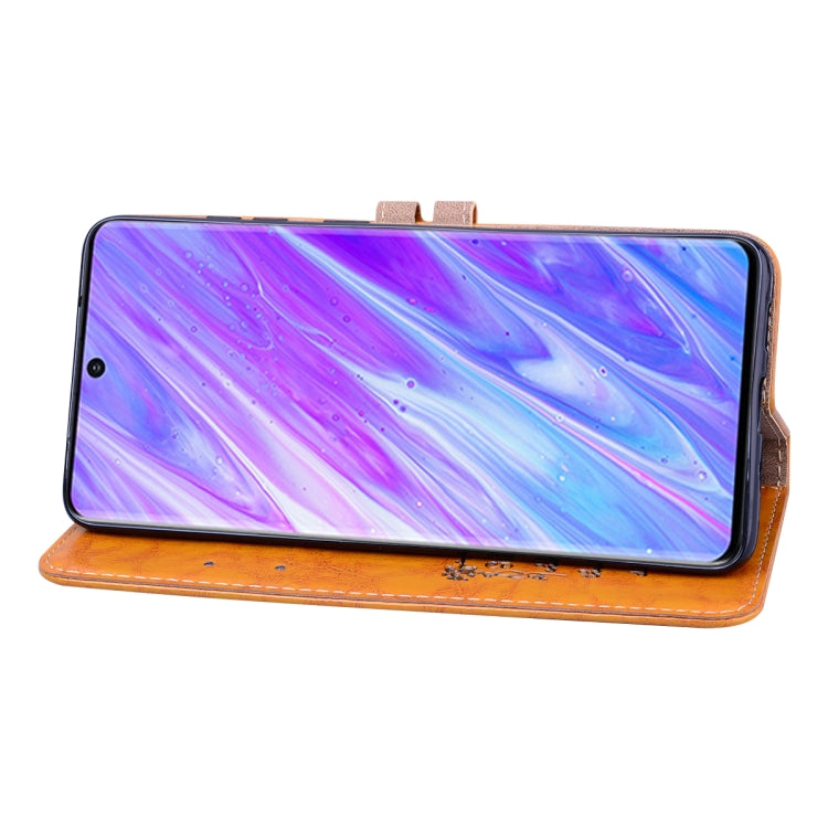 For Galaxy S20 Business Style Oil Wax Texture Horizontal Flip Leather Case, with Holder & Card Slots & Wallet