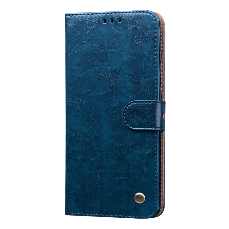 For Galaxy S20 Plus Business Style Oil Wax Texture Horizontal Flip Leather Case, with Holder & Card Slots & Wallet
