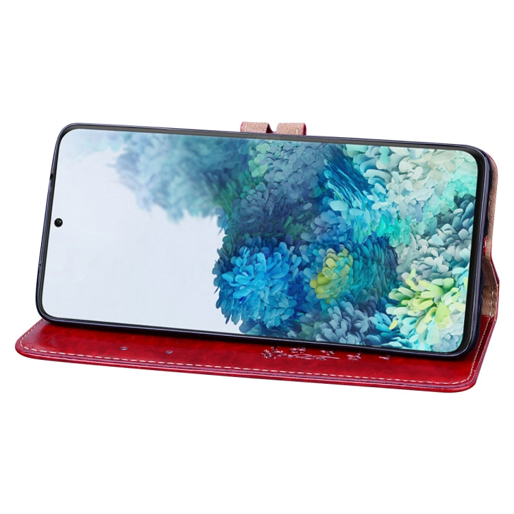 For Galaxy S20 Plus Business Style Oil Wax Texture Horizontal Flip Leather Case, with Holder & Card Slots & Wallet
