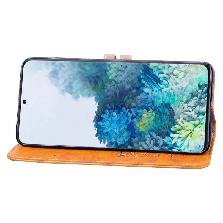 For Galaxy S20 Plus Business Style Oil Wax Texture Horizontal Flip Leather Case, with Holder & Card Slots & Wallet