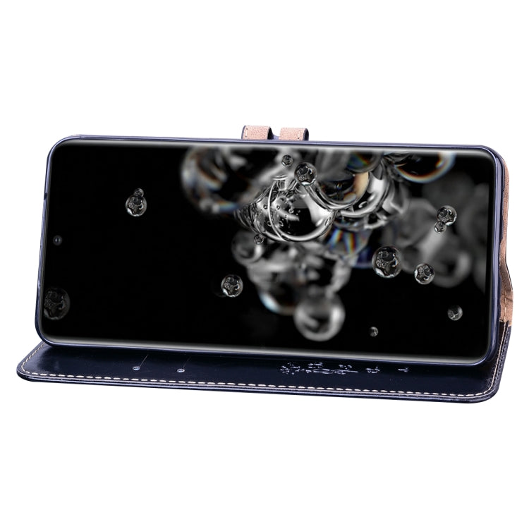 For Galaxy S20 Ultra Business Style Oil Wax Texture Horizontal Flip Leather Case, with Holder & Card Slots & Wallet