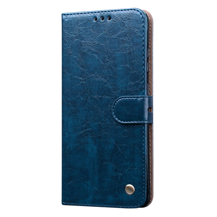 For Galaxy S20 Ultra Business Style Oil Wax Texture Horizontal Flip Leather Case, with Holder & Card Slots & Wallet