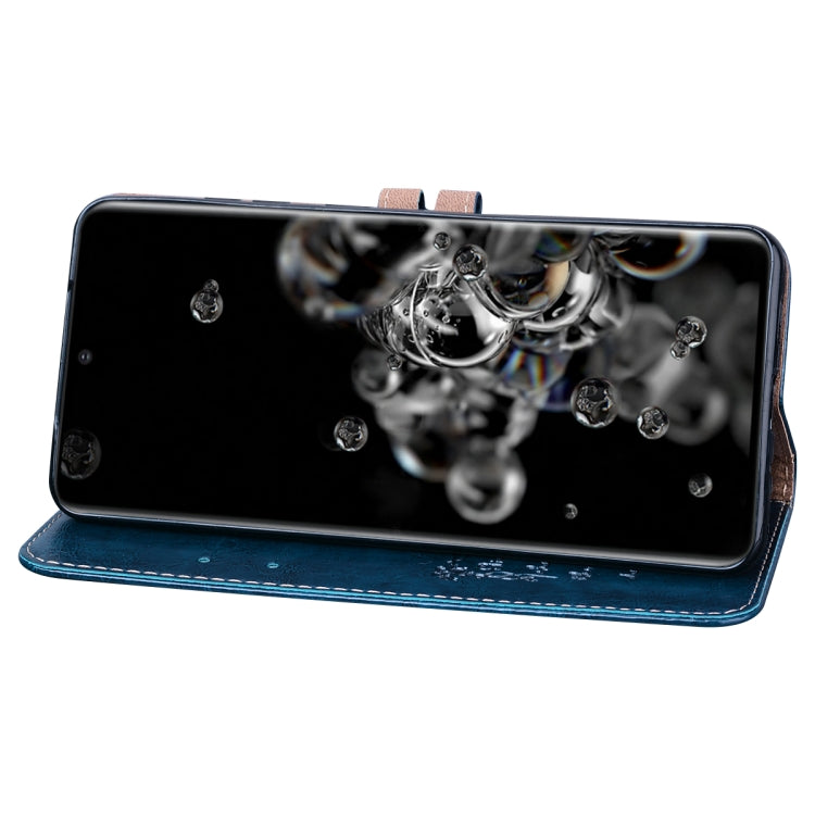 For Galaxy S20 Ultra Business Style Oil Wax Texture Horizontal Flip Leather Case, with Holder & Card Slots & Wallet