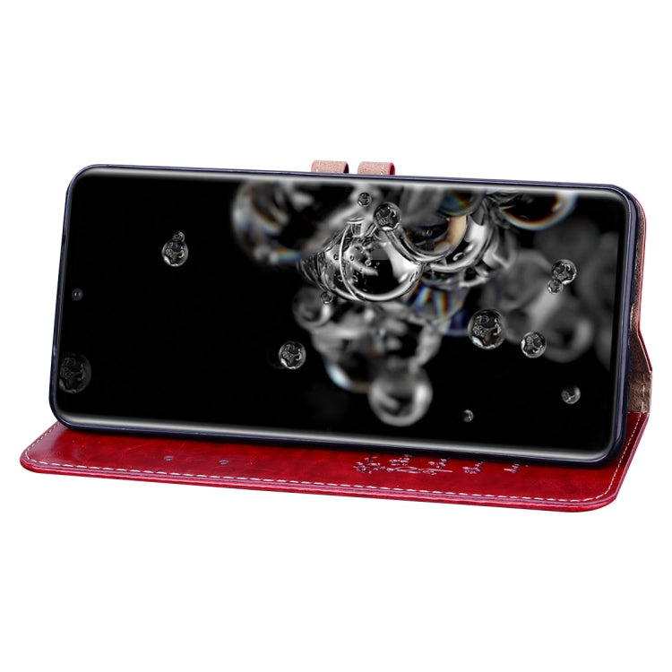 For Galaxy S20 Ultra Business Style Oil Wax Texture Horizontal Flip Leather Case, with Holder & Card Slots & Wallet