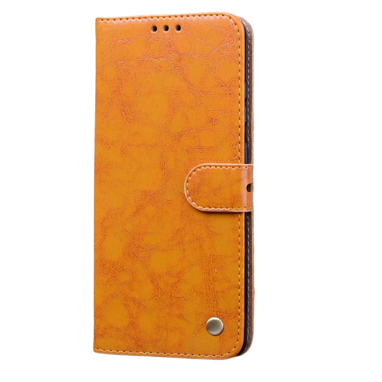 For Galaxy S20 Ultra Business Style Oil Wax Texture Horizontal Flip Leather Case, with Holder & Card Slots & Wallet
