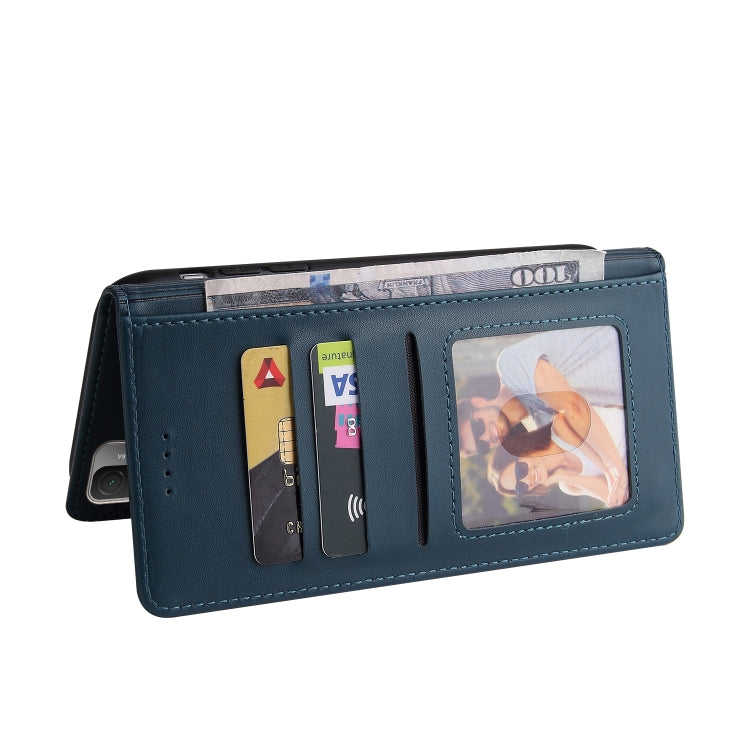 For Huawei P Smart 2021 GQUTROBE Skin Feel Magnetic Leather Phone Case