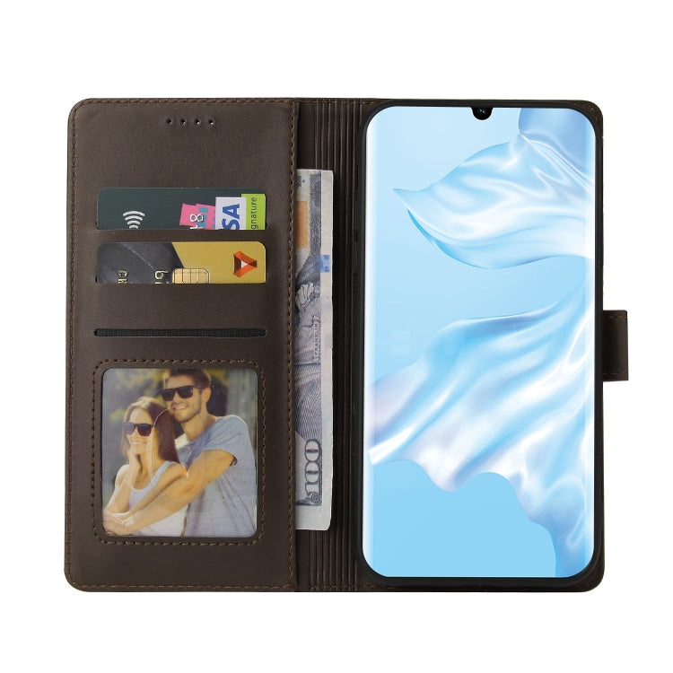 For Huawei P30 Pro GQUTROBE Skin Feel Magnetic Leather Phone Case