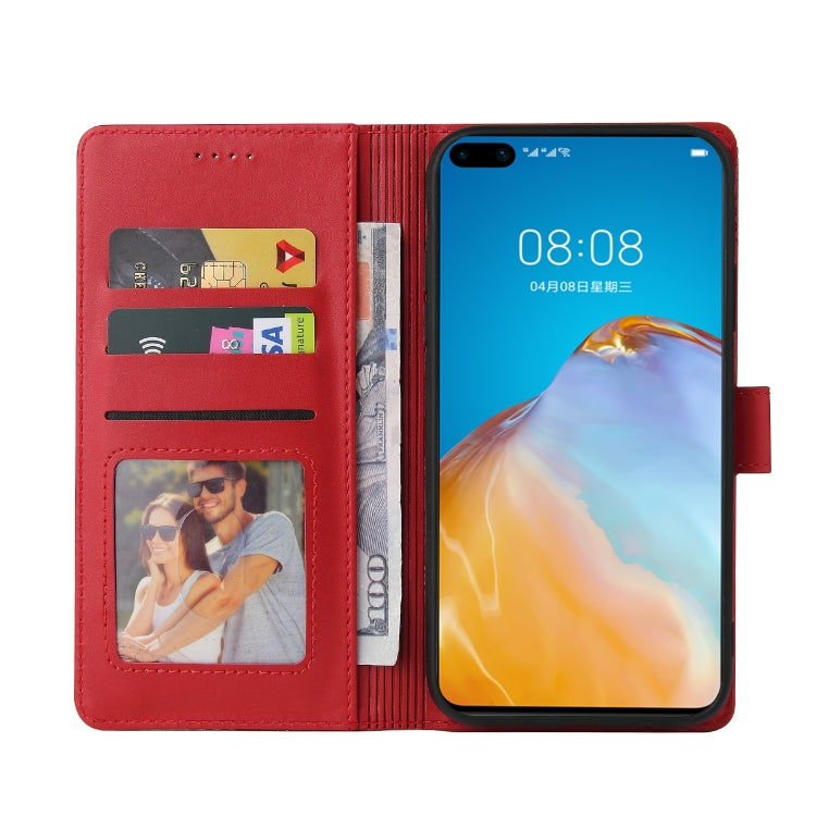 For Huawei P40 Pro GQUTROBE Skin Feel Magnetic Leather Phone Case