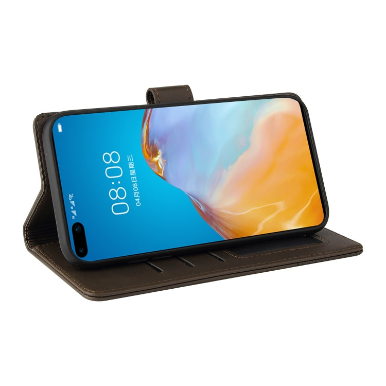 For Huawei P40 Pro GQUTROBE Skin Feel Magnetic Leather Phone Case