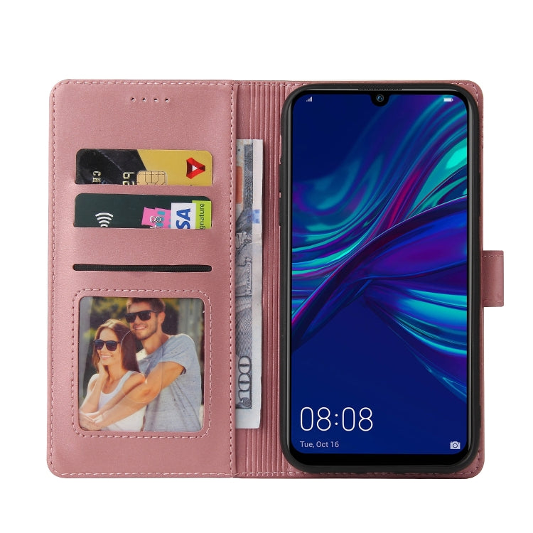 For Huawei P Smart 2019 GQUTROBE Skin Feel Magnetic Leather Phone Case
