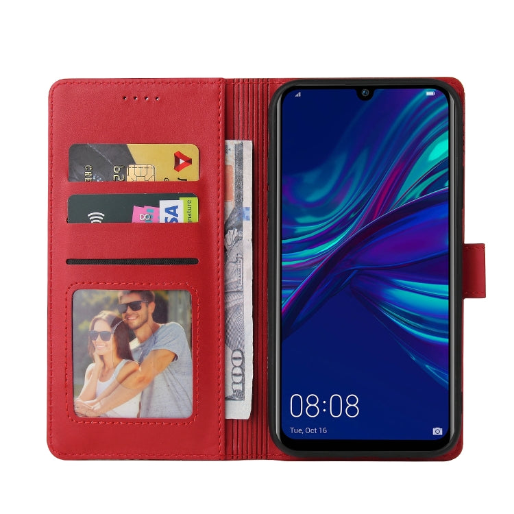 For Huawei P Smart 2019 GQUTROBE Skin Feel Magnetic Leather Phone Case