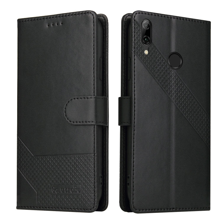 For Huawei P Smart 2019 GQUTROBE Skin Feel Magnetic Leather Phone Case