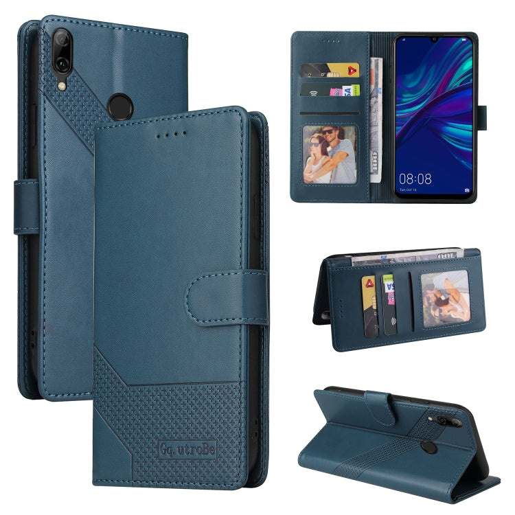 For Huawei P Smart 2019 GQUTROBE Skin Feel Magnetic Leather Phone Case