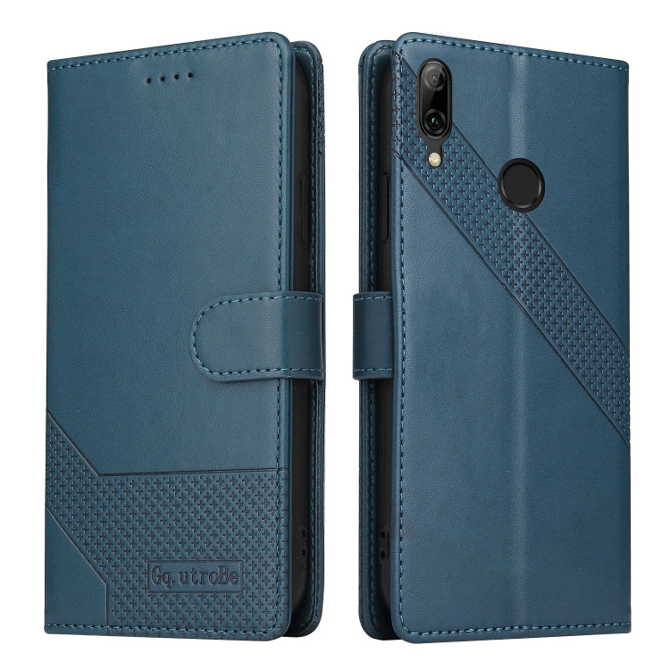 For Huawei P Smart 2019 GQUTROBE Skin Feel Magnetic Leather Phone Case
