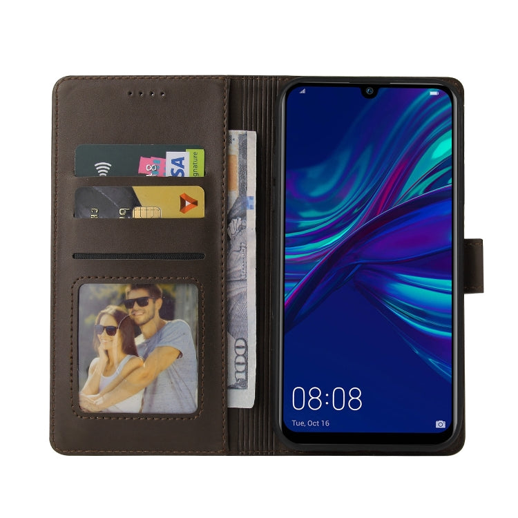 For Huawei P Smart 2019 GQUTROBE Skin Feel Magnetic Leather Phone Case
