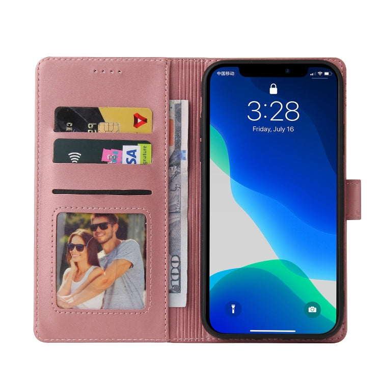 For iPhone 13 Pro Max GQUTROBE Skin Feel Magnetic Leather Phone Case