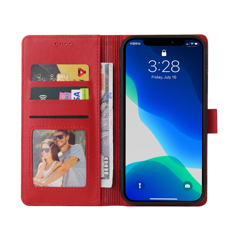 For iPhone 13 Pro Max GQUTROBE Skin Feel Magnetic Leather Phone Case