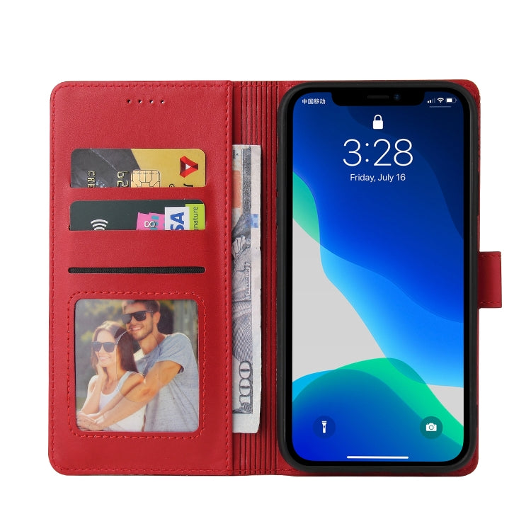 For iPhone 13 Pro GQUTROBE Skin Feel Magnetic Leather Phone Case