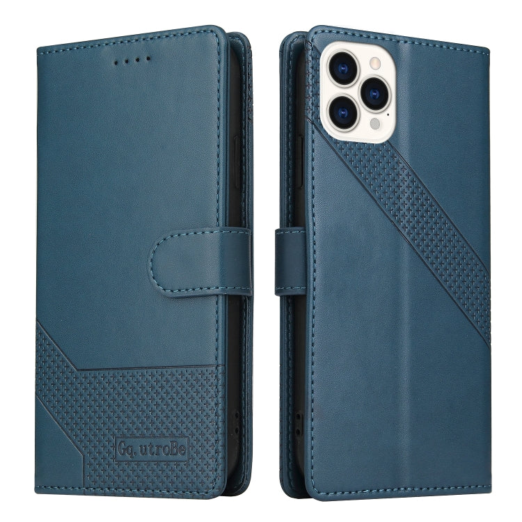 For iPhone 13 Pro GQUTROBE Skin Feel Magnetic Leather Phone Case