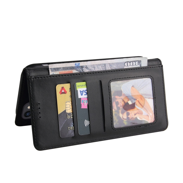 For iPhone 13 GQUTROBE Skin Feel Magnetic Leather Phone Case