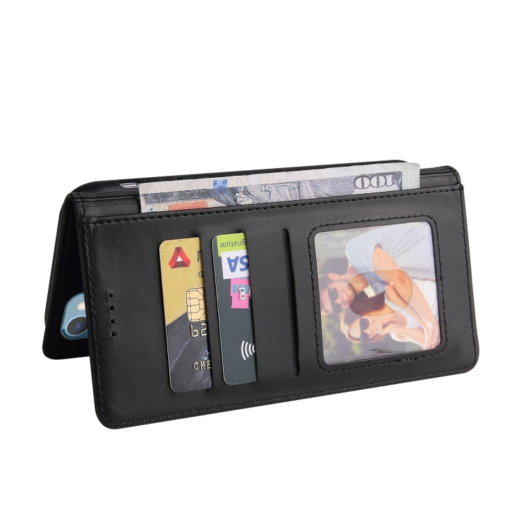 For iPhone 13 mini GQUTROBE Skin Feel Magnetic Leather Phone Case